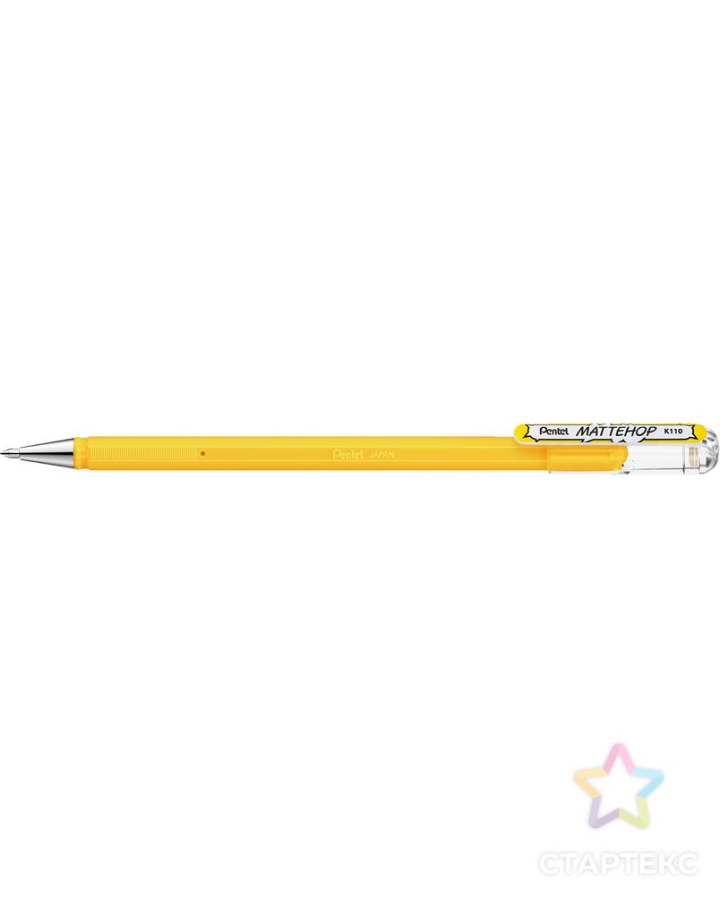 "Pentel" Ручка гелевая с супер укрывистыми чернилами Mattehop d 1 мм арт. ГММ-116524-6-ГММ119179568714 1