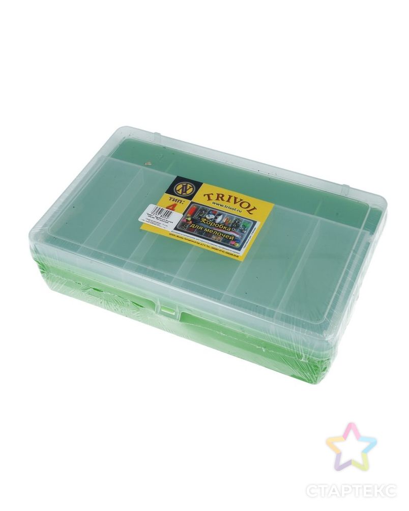 "Тривол" Коробка для мелочей пластик №4 арт. ГММ-14193-5-ГММ021436555212 1