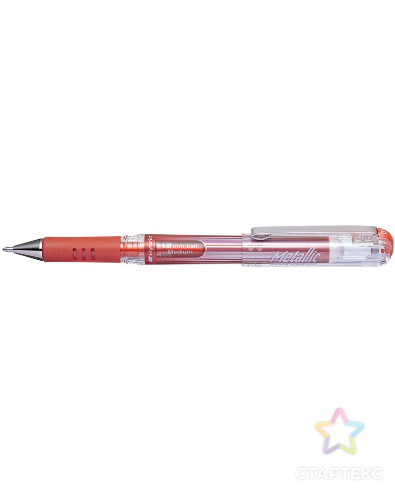 "Pentel" Гелевая ручка с металлическим наконечником Hybrid Gel Grip DX 1 мм 12 шт. арт. ГММ-110216-5-ГММ070616264444 1