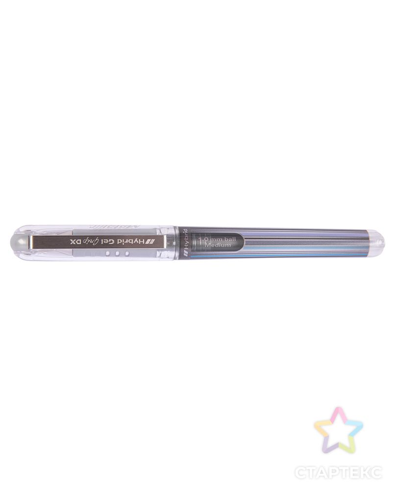 "Pentel" Гелевая ручка с металлическим наконечником Hybrid Gel Grip DX 1 мм 12 шт. арт. ГММ-110216-3-ГММ070616370464 2