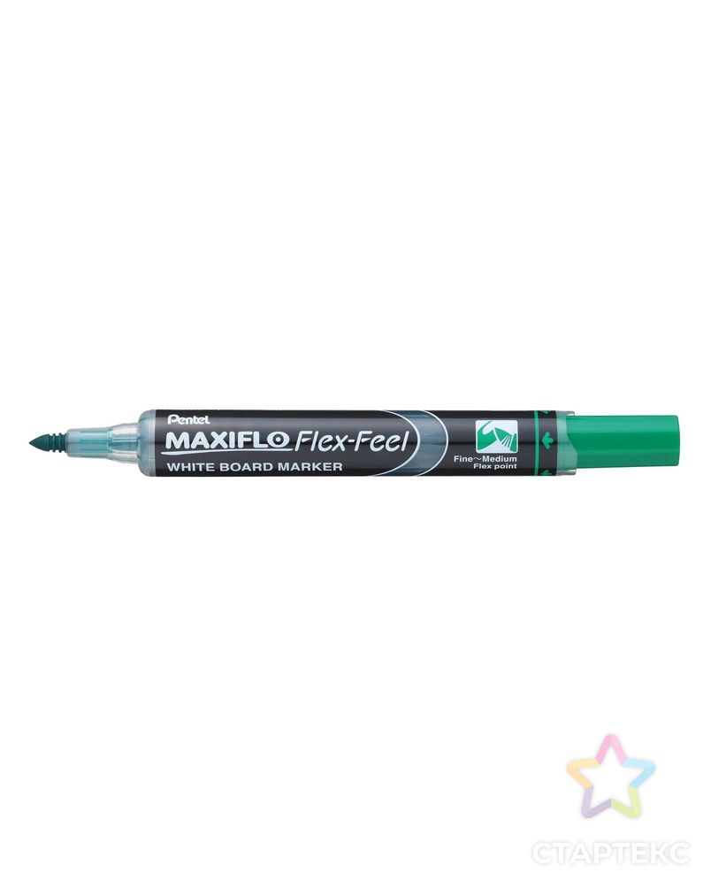 "Pentel" Маркер Maxiflo 1 - 5 мм перо круглое арт. ГММ-109210-4-ГММ073278258064 1
