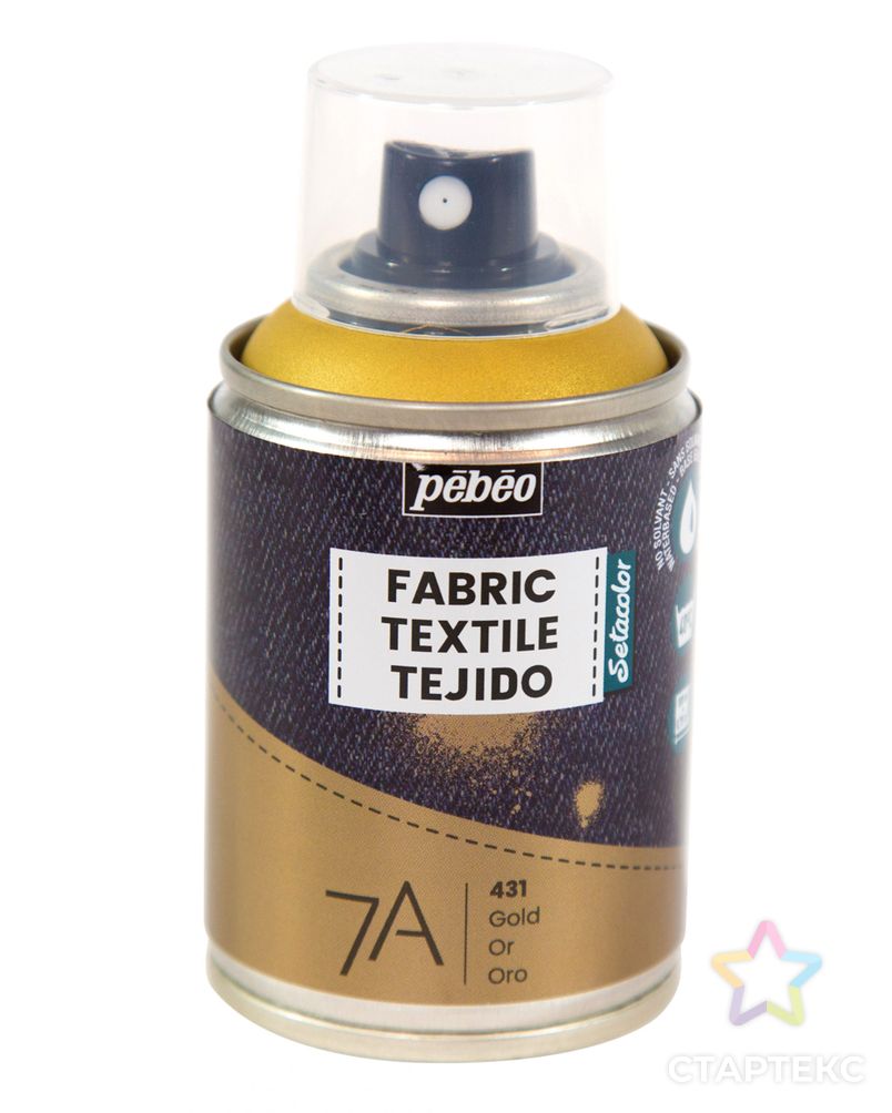 "PEBEO" Краска для текстиля 7А Spray (аэрозоль) 100 мл арт. ГММ-110151-17-ГММ085081681504 2