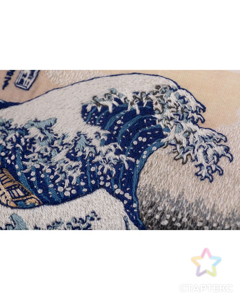 Набор для вышивания "PANNA" "Живая картина" MET-JK-2267 "Большая волна в Канагаве" арт. ГММ-112084-1-ГММ085697169794 3