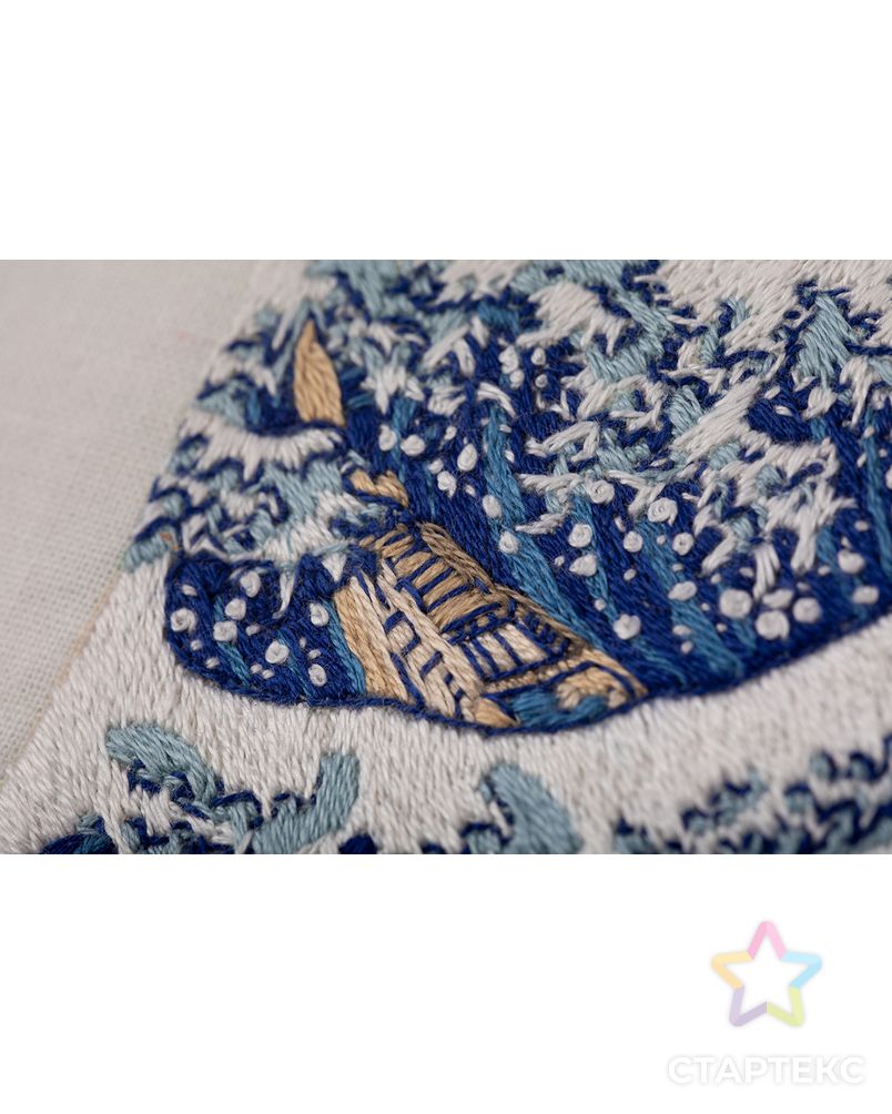 Набор для вышивания "PANNA" "Живая картина" MET-JK-2267 "Большая волна в Канагаве" арт. ГММ-112084-1-ГММ085697169794 5