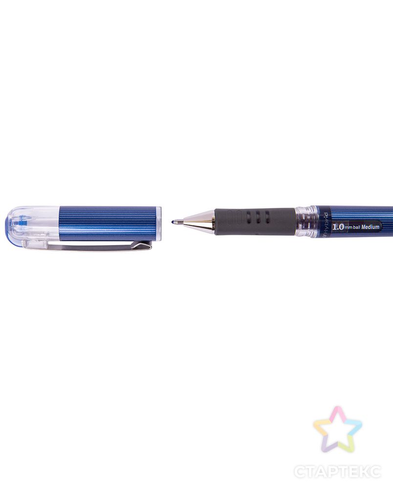 "Pentel" Гелевая ручка с металлическим наконечником Hybrid Gel Grip DX 1 мм 12 шт. арт. ГММ-110216-1-ГММ086658108504 1