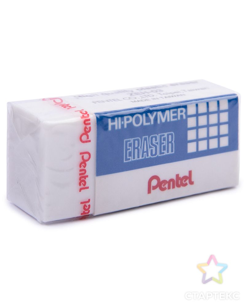"Pentel" Ластик «Hi-Polymer Eraser» 35х16х12 мм 60 шт. арт. ГММ-110263-1-ГММ086660942164 1