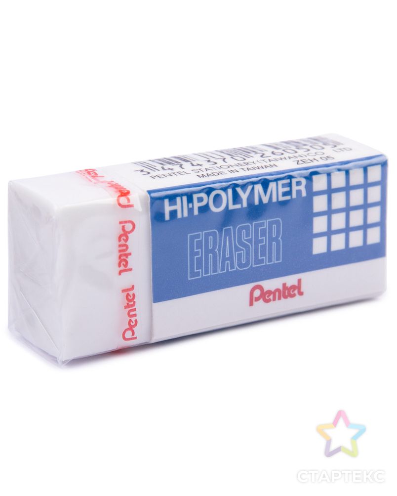 "Pentel" Ластик «Hi-Polymer Eraser» 43х17х12 мм 48 шт. арт. ГММ-110264-1-ГММ086661468634 1