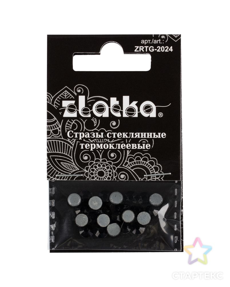 Страз клеевой "Zlatka" ZRTG-2024 SS20 цветные 4.7 мм стекло 5 x 24 шт в пакете с картонным еврослотом арт. ГММ-113425-9-ГММ094730899764 3