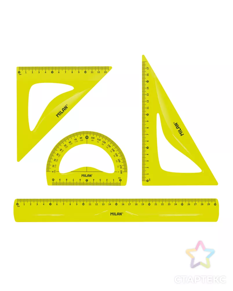 "Milan" Набор для разметки Acid Flex&Resistant 4 предмета в пакете арт. ГММ-114890-3-ГММ100145199394 - рис. 3
