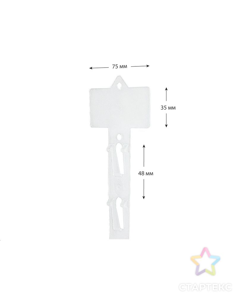 "BOOMZEE" Лента пластиковая подвесная (страйп-лента) в сборе с крючком BMTO-03 арт. ГММ-112233-1-ГММ100952042324 2