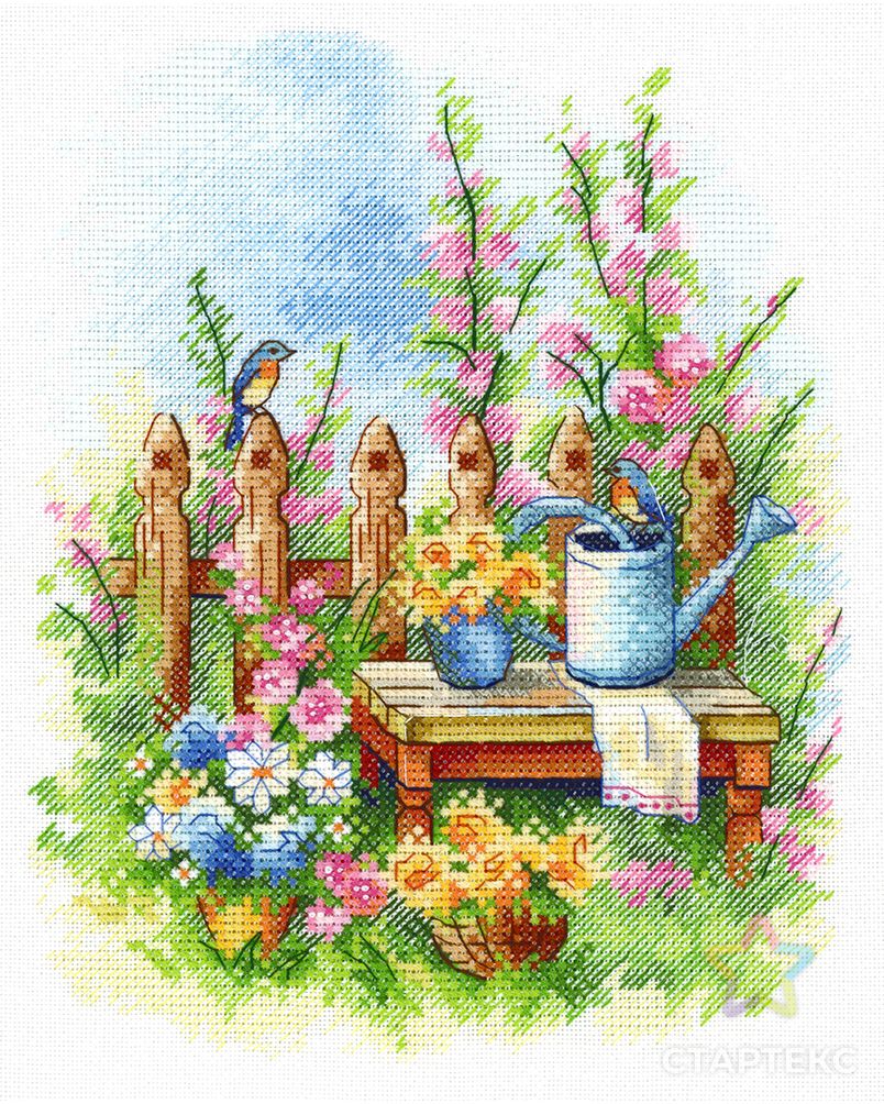 Набор для вышивания "М.П.Студия" А-067 "Цветущий сад" арт. ГММ-113607-1-ГММ113829424824 4