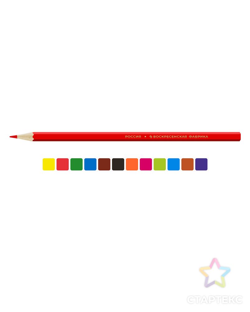 "ВКФ" "Волшебные сказки" Набор цветных карандашей FP-CP-1012 заточенный 8 х 12 цв. арт. ГММ-112359-1-ГММ068975610354 2