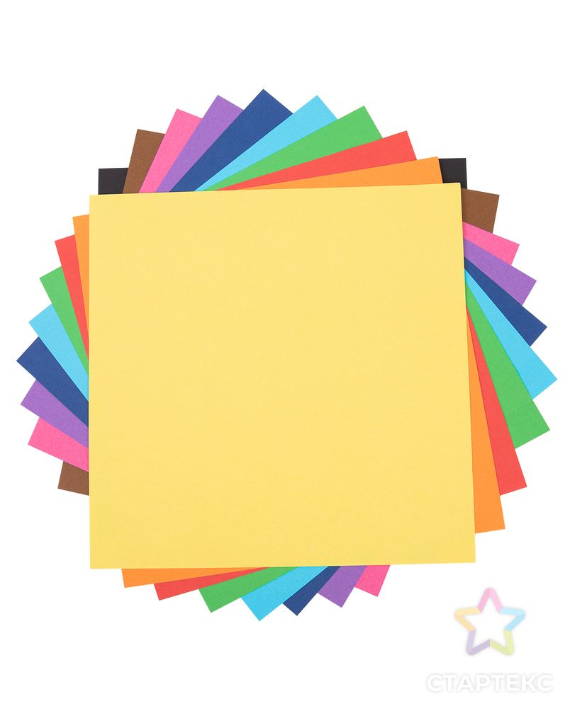 "Лео" "Играй" Цветная бумага для оригами LPCP-01 20 х 20 см 10 л. 10 цв. арт. ГММ-112819-1-ГММ078887484104 2