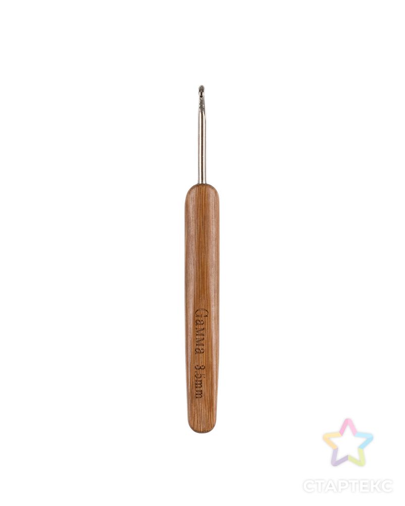 Для вязания крючок с бамбуковой ручкой RHB бамбук алюминий d 3.5 мм 13.5 см в блистере арт. ГММ-111575-1-ГММ081410751734 4