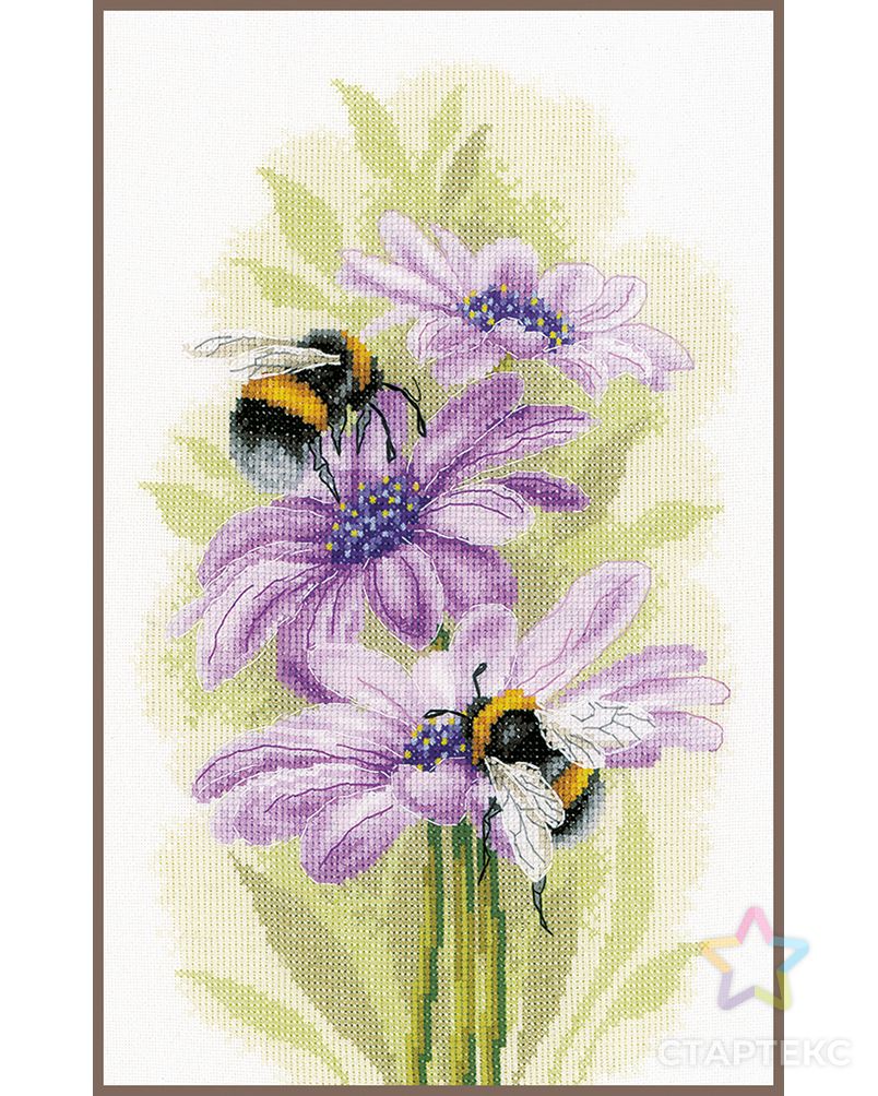 Набор для вышивания "LANARTE" PN-0190652 "Танцующие пчёлы" арт. ГММ-112110-1-ГММ088502020824 4