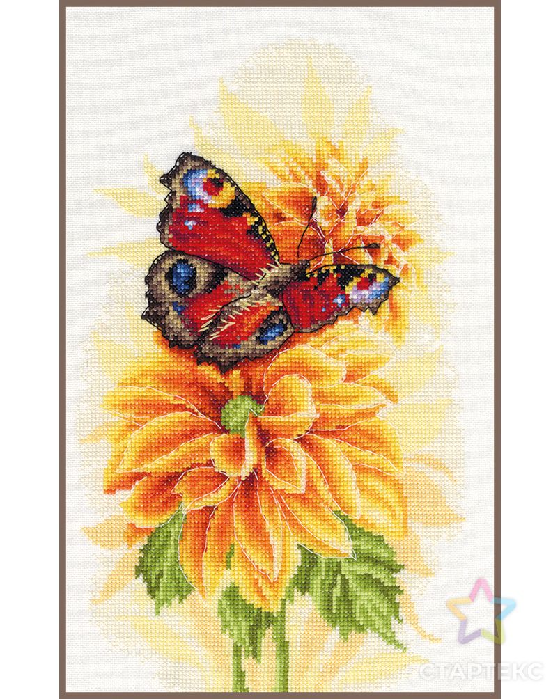 Набор для вышивания "LANARTE" PN-0190703 "Порхающая бабочка" арт. ГММ-112111-1-ГММ088502025014 1