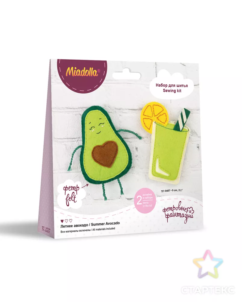 Набор для шитья "Miadolla" TF-0407 Летнее авокадо арт. ГММ-111335-1-ГММ092577631274 - рис. 1