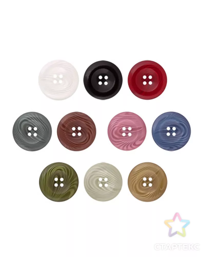 Пуговицы 44L TX 0015 арт. ГММ-1643-1-ГММ0044387 - рис. 2