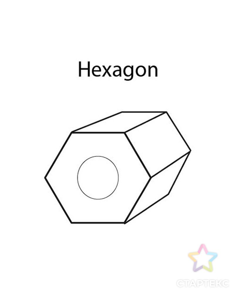 Бисер Япония "TOHO" 11/0 HEXAGON №3 2.2 мм 5х5г арт. ГММ-2732-48-ГММ0028888 3