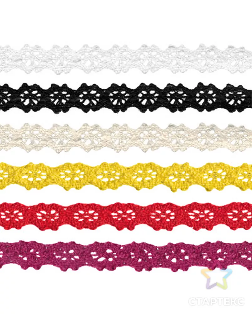 Тесьма кружевная HVK-23 ш.1см арт. ГММ-3121-4-ГММ0030268 - рис. 2