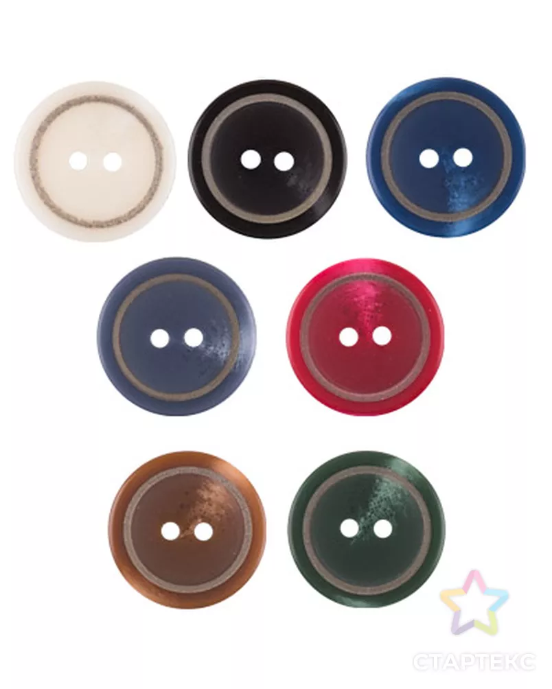 Пуговицы 24L LQ 0028 арт. ГММ-4006-3-ГММ0034007 - рис. 2