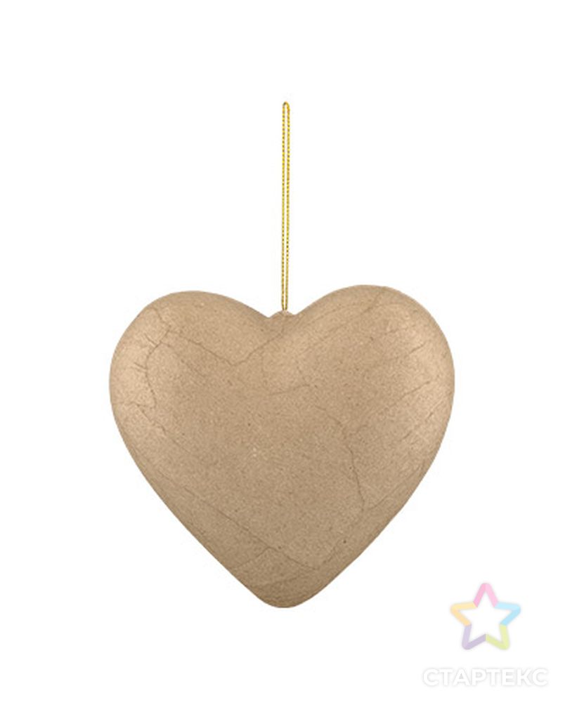 Заготовки для декорирования "Love2art" PAM-082 "сердце" папье-маше 15 см арт. ГММ-4271-1-ГММ0037916 1