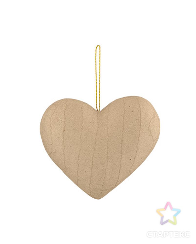 Заготовки для декорирования "Love2art" PAM-081 "сердце" папье-маше 10 см арт. ГММ-4278-1-ГММ0034985