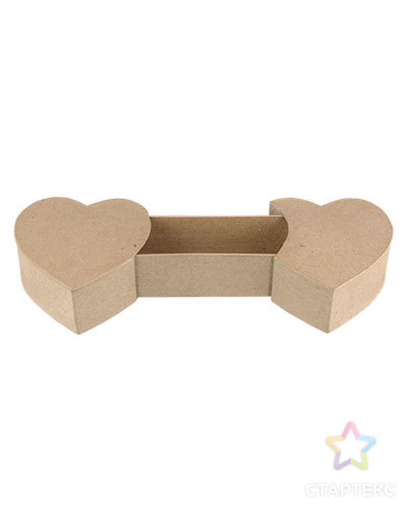 Заготовки для декорирования "Love2art" PAM-058 "коробочка-сердца" папье-маше 20x11.5x5 см арт. ГММ-4290-1-ГММ0043705 2