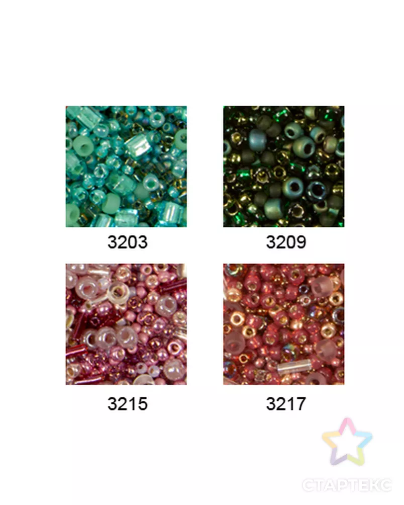 Бисер Япония "TOHO" MIX 4, 25г арт. ГММ-5398-2-ГММ0053010 - рис. 2