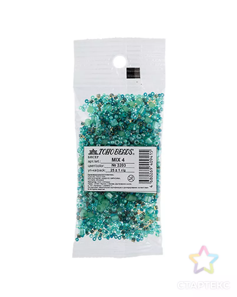 Бисер Япония "TOHO" MIX 4, 25г арт. ГММ-5398-2-ГММ0053010 - рис. 3