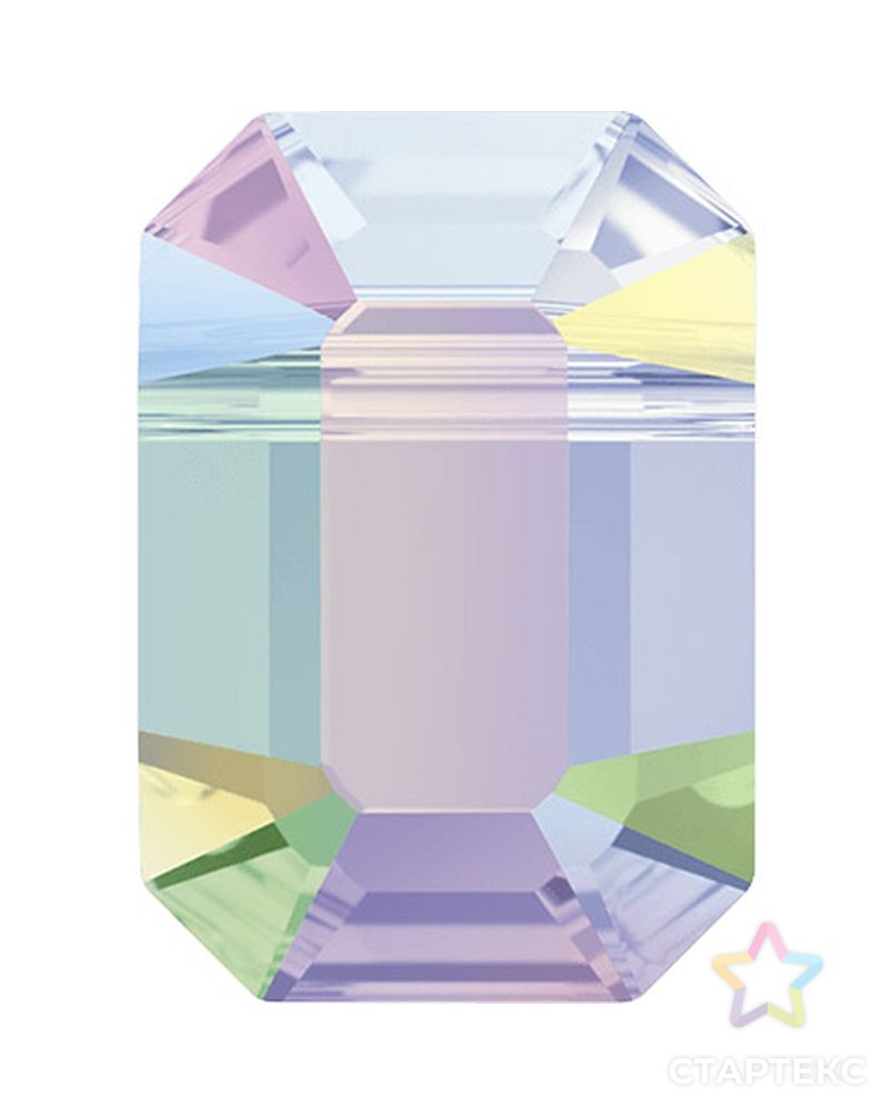 Бусины стеклянные "Сваровски" 5514 Crystal AB 10.0 x 7.0 мм 6 шт в пакете кристалл арт. ГММ-6173-2-ГММ0069242 2
