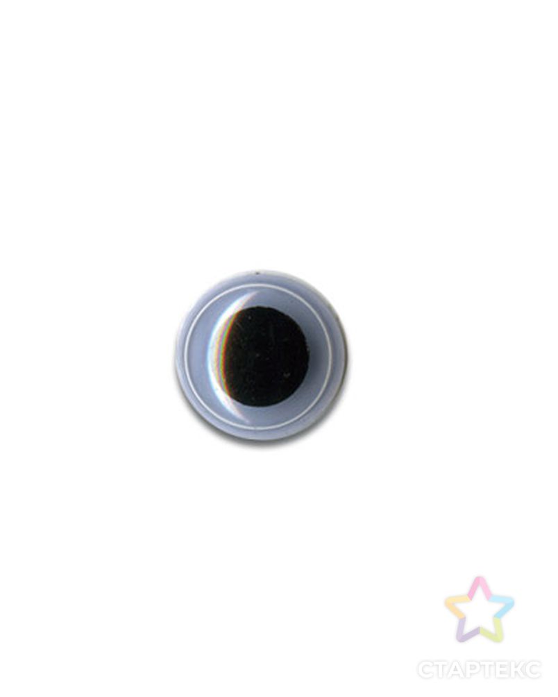 Глаза круглые с бегающими зрачками д.4 мм "HobbyBe" MER-4 арт. ГММ-6562-1-ГММ0038579 2