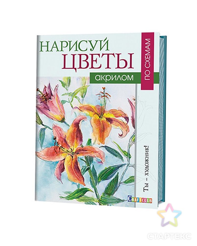 Заказать Книга КР "Нарисуй цветы акрилом по схемам. Ты - художник!" арт. ГММ-6871-1-ГММ0079743 в Новосибирске