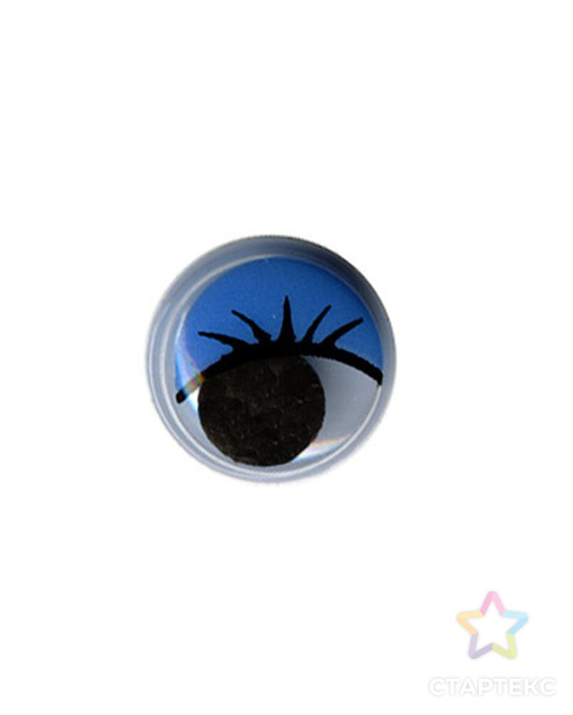Заказать Глаза круглые с бегающими зрачками д.8 мм "HobbyBe" MER-8 арт. ГММ-6881-1-ГММ0065342 в Новосибирске