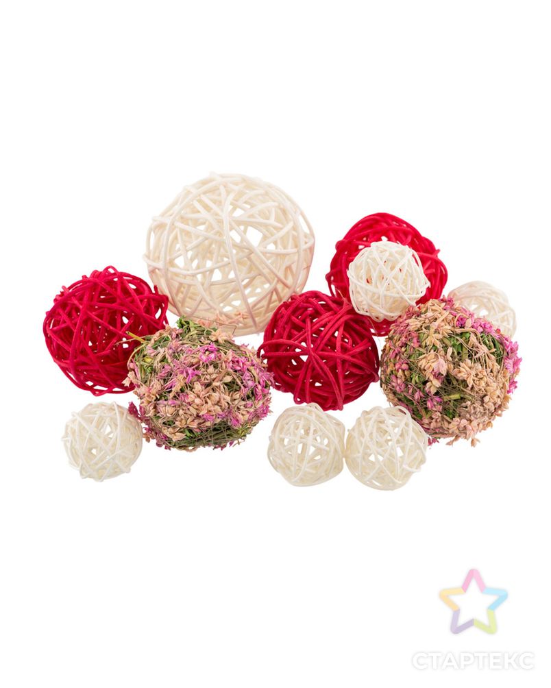 Аксессуары для флористики "Blumentag" BRS-1 Набор шаров для декора арт. ГММ-6890-1-ГММ0042909 2