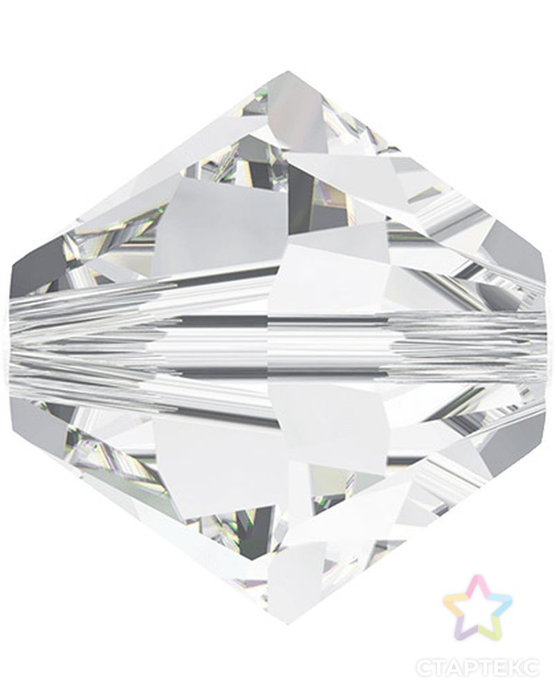 Бусины стеклянные "Сваровски" 5328 Crystal 3 мм 12 шт в пакете кристалл арт. ГММ-7551-1-ГММ0030785 3