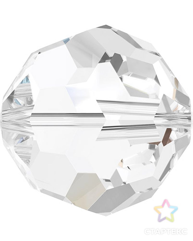Бусины стеклянные "Сваровски" 5000 Crystal 3 мм 12 шт в пакете кристалл арт. ГММ-7575-1-ГММ0032410 3