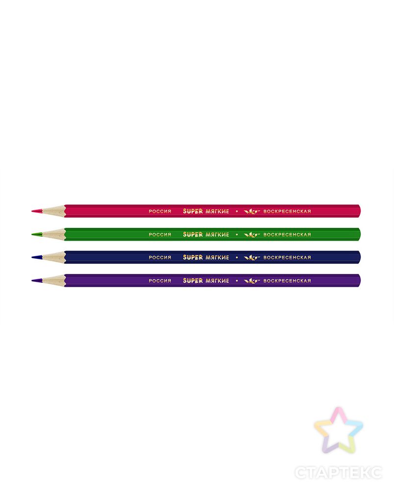 "ВКФ" "Super" ТCP-2004 Набор цветных карандашей "Фламинго" 16 х 4 цв. арт. ГММ-10197-1-ГММ0081597