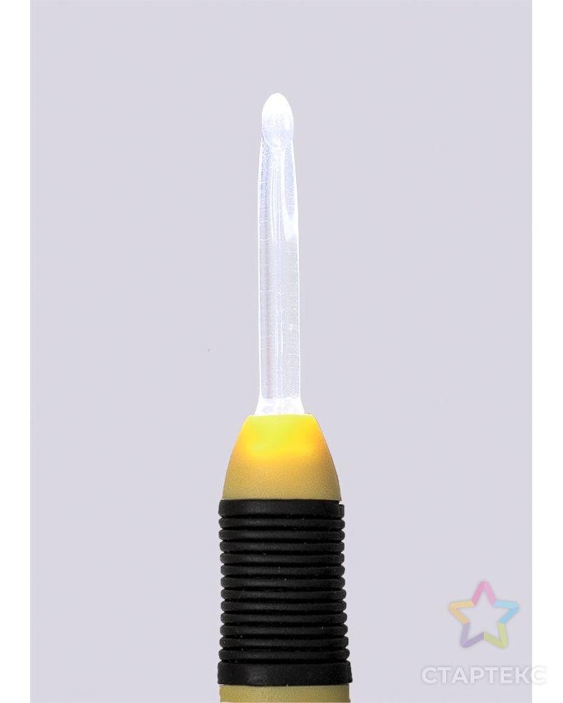 Для вязания крючок с подсветкой CH-LD пластик д.5мм 15.6см арт. ГММ-10302-1-ГММ0030590 2