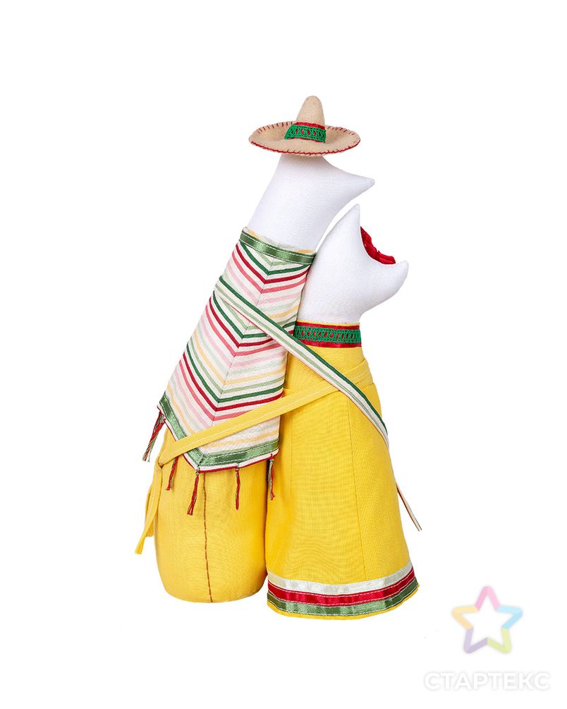Наборы для изготовления игрушек "Miadolla" C-0228 Коты-обнимашки мексиканцы арт. ГММ-10679-1-ГММ0075109