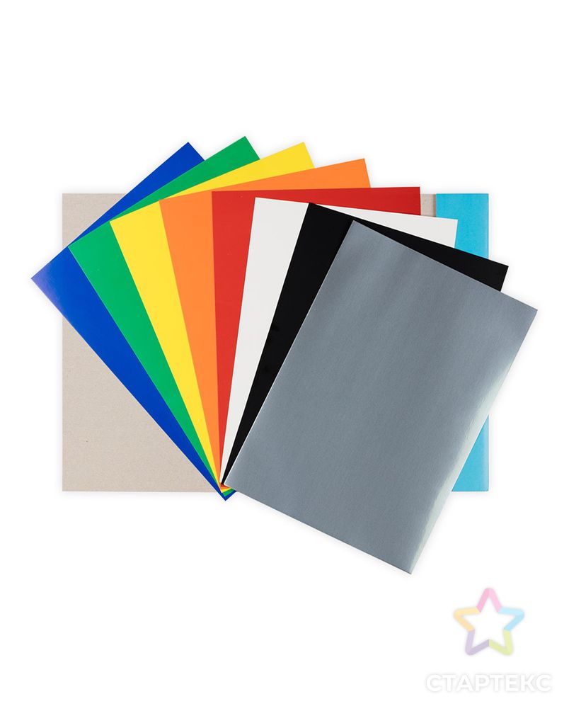 "KANZY" Набор цветного картона KNY 030601 А4 21 х 29.7 см 8 л. 8 цв. арт. ГММ-10881-1-ГММ0037632