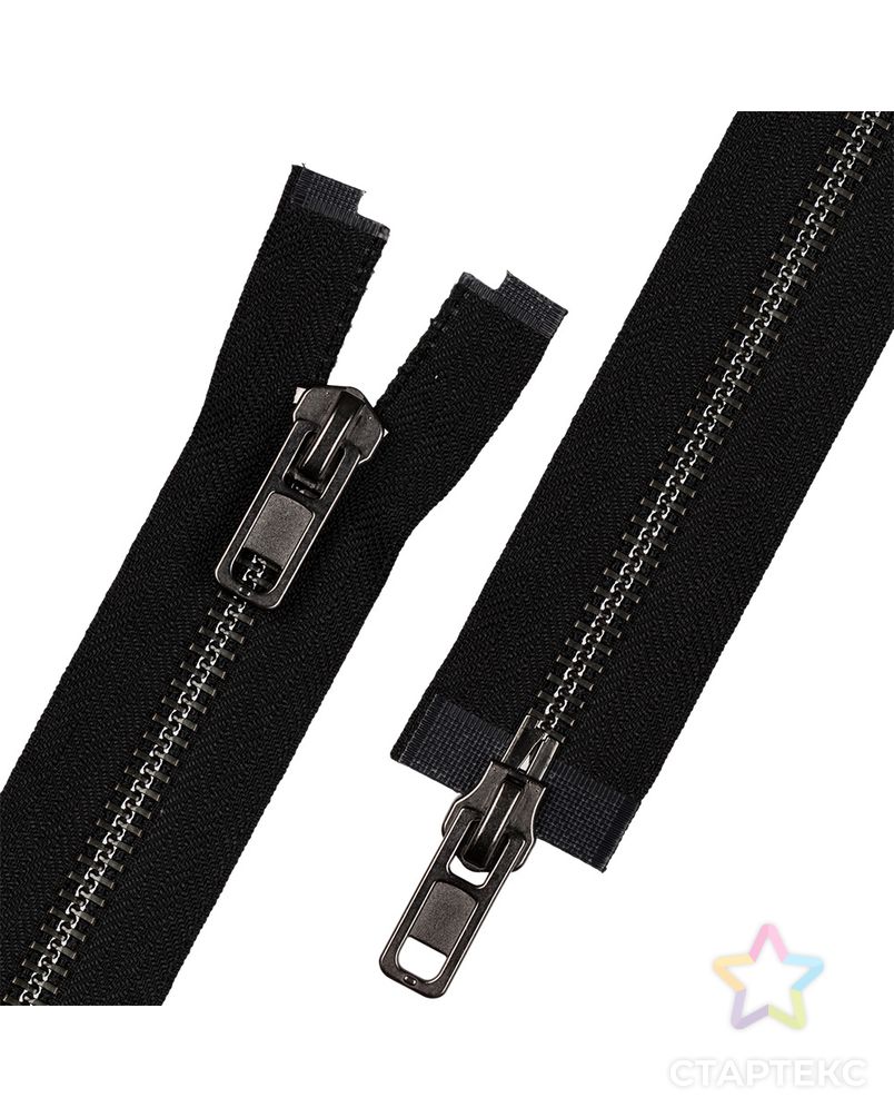 Молния металл ZIP 8B-2 Т8 2зам. 75см (10шт) арт. ГММ-11495-1-ГММ0011371