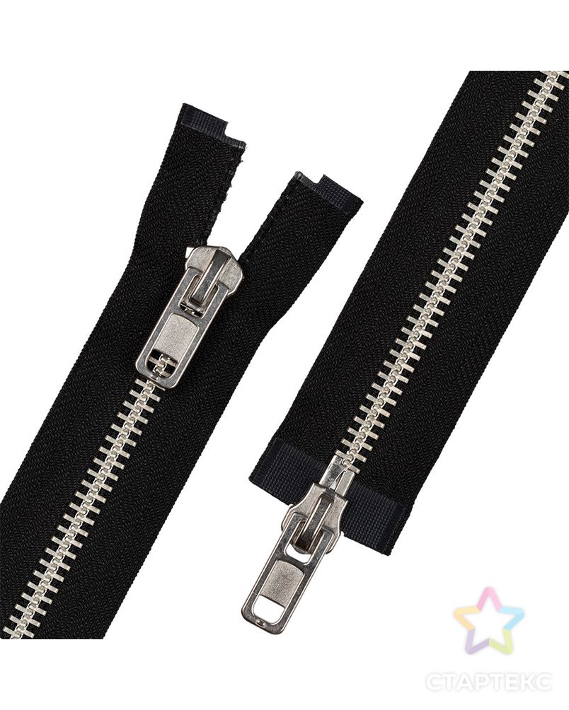 Молния металл ZIP 8N-2 Т8 2зам. 80см арт. ГММ-11500-1-ГММ0009230