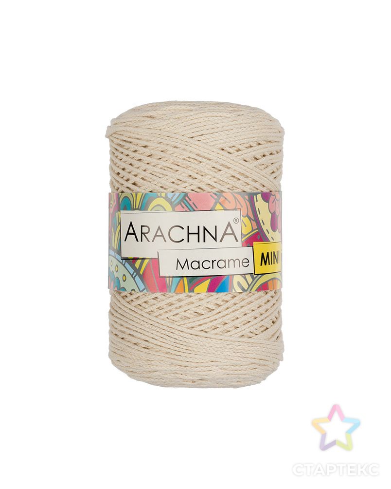 Пряжа "ARACHNA" "Macrame Mini" 80% хлопок, 20% полиэстер 4 х 250 г арт. ГММ-12729-11-ГММ085087261864 2