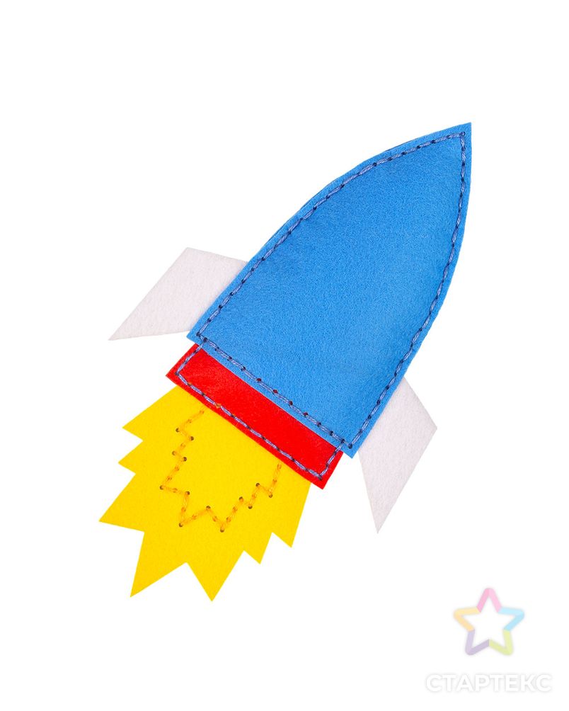 Наборы для изготовления игрушек из фетра "Miadolla" KD-0266 Ракета арт. ГММ-14434-1-ГММ065324110254 2