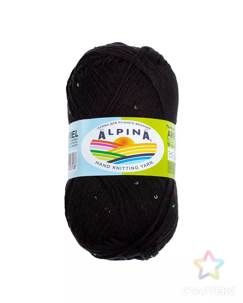Пряжа ALPINA "ARIEL" 98% акрил, 2% пайетки 10 х 50 г 150 м ± 10 м арт. ГММ-104596-1-ГММ067797697224 - рис. 2