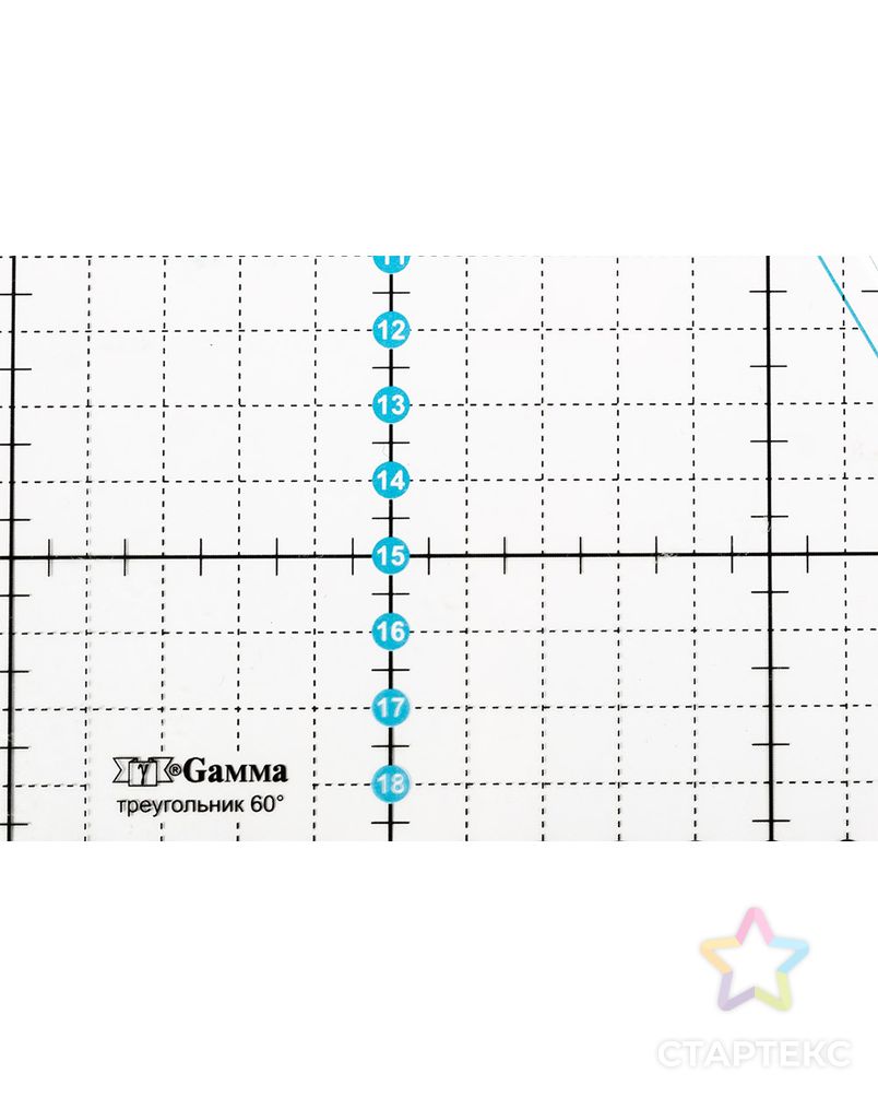 QRL-09 Линейка для пэчворка 20 x 23 см в пакете арт. ГММ-104656-1-ГММ068499627534 1