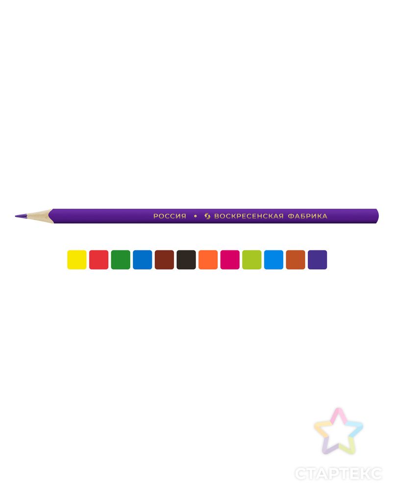"ВКФ" "Мои карандаши" MP-CP-1012 Набор цветных трехгранных карандашей 8 х 12 цв. арт. ГММ-106854-1-ГММ068971137934 1