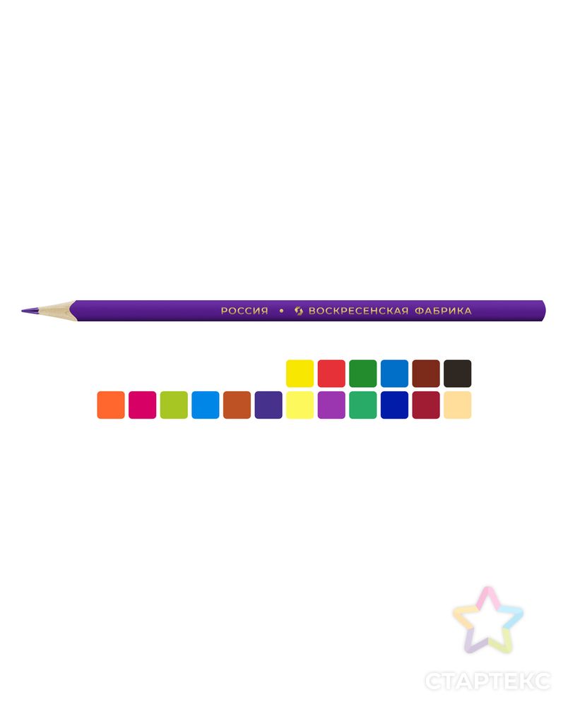 "ВКФ" "Мои карандаши" MP-CP-1018 Набор цветных трехгранных карандашей 8 х 18 цв. арт. ГММ-106112-1-ГММ068971139894 2