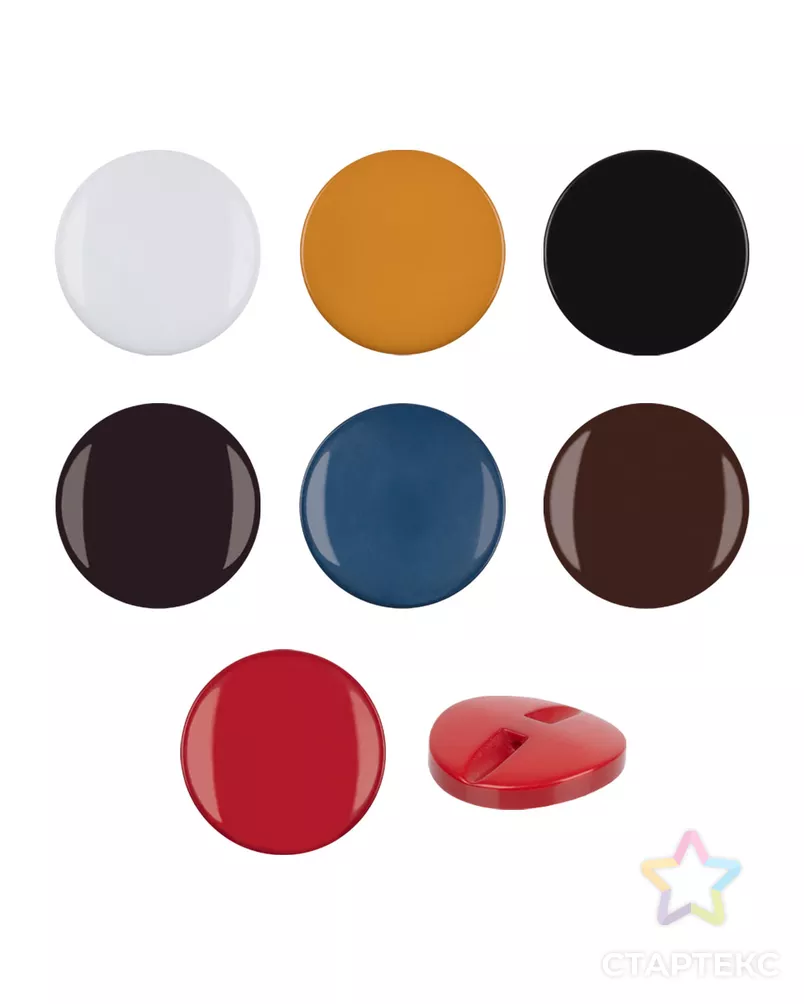 Пуговица пальтовая/шубная "BLITZ" DRN 0056 40 " ( 25 мм) 6 шт арт. ГММ-99272-7-ГММ069314034364 - рис. 2